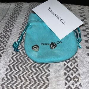 Tiffany & Co. Silver Heart Studs